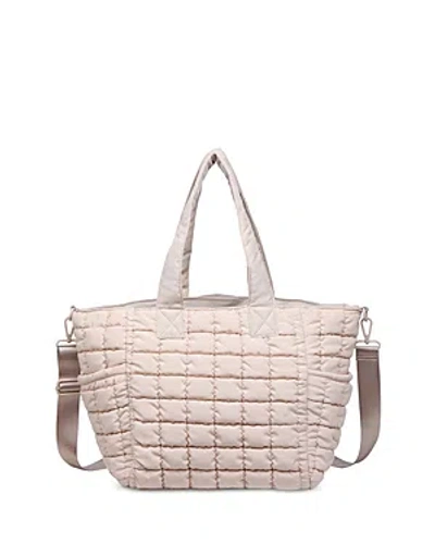 Sol & Selene Dreamer Puffer Extra Large Tote In White