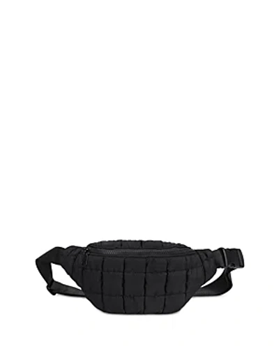 Sol & Selene Resurgence Puffer Belt Bag In Black
