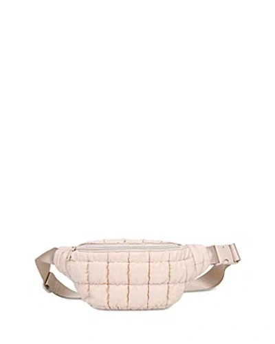 Sol & Selene Resurgence Puffer Belt Bag In Neutral