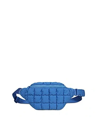 Sol & Selene Resurgence Puffer Belt Bag In Denim Blue