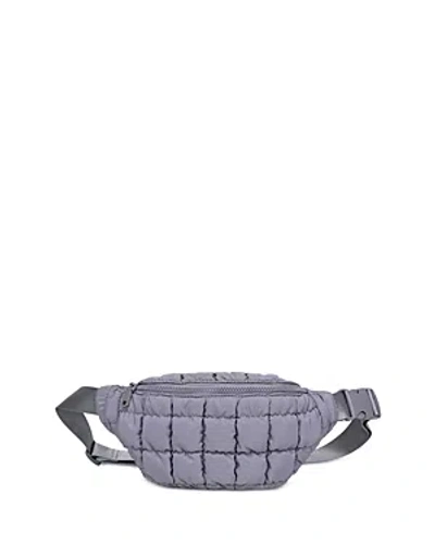 Sol & Selene Resurgence Puffer Belt Bag In Metallic