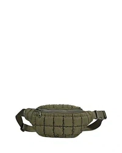 Sol & Selene Resurgence Puffer Belt Bag In Green