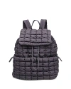 Sol & Selene Vitality Puffer Backpack In Gray