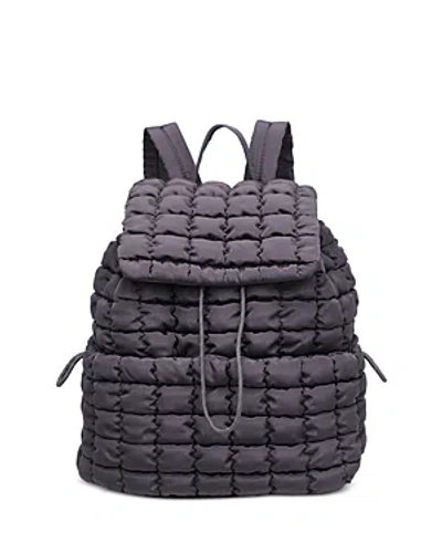 Sol & Selene Vitality Puffer Backpack In Gray