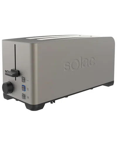 Solac 4-slice Long Slot Toaster In Black
