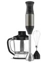 Solac Professional Stainless Steel Hand Blender With Accessories In Black