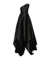 Solace London Charo Gown In Black
