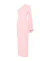 Solace London Long Dress Elisa In Pink