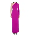 Solace London Joana Long Dress In Purple
