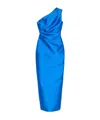 Solace London Kira Maxi Dress In Blue
