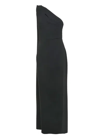 Pre-owned Solace London 2024 Demi Dress In Black