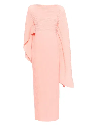 Solace London Adami Maxi Dress In Pink