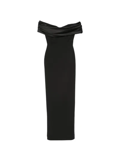 Solace London Adele Maxi Dress In Black