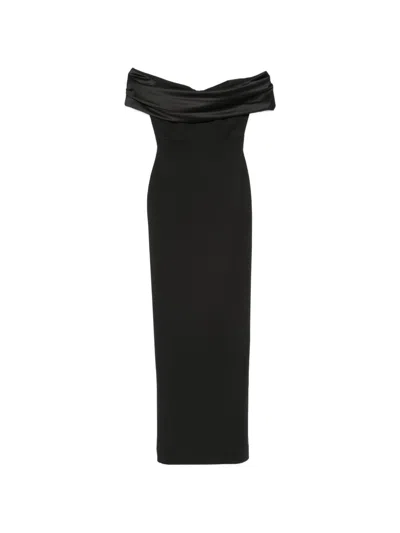 Solace London Adele Maxi Dress In Black