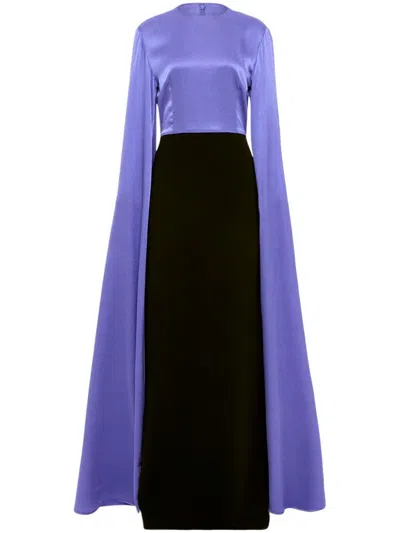 Solace London Adley Maxi Dress In Violett