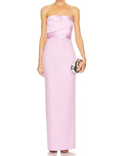 Solace London Afra Maxi Dress In Blush