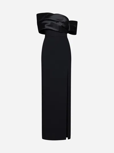 Solace London Alexis Maxi Dress In Black