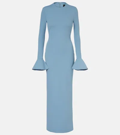 Solace London Alicia Gown In Blue