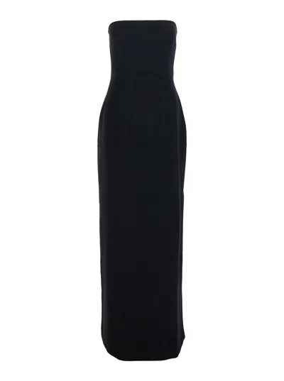 Solace London Anderson Maxi Dress In Black