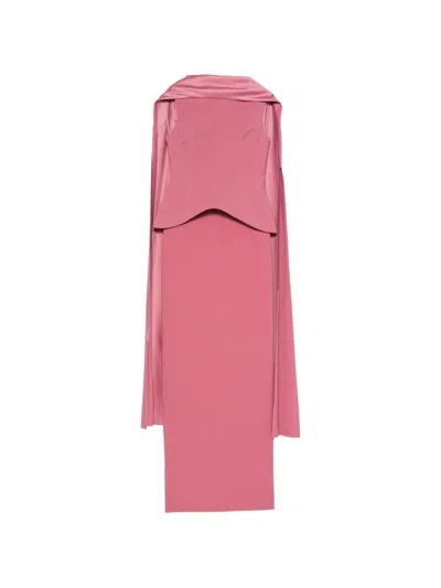 Solace London Annie Maxi Dress In Pink