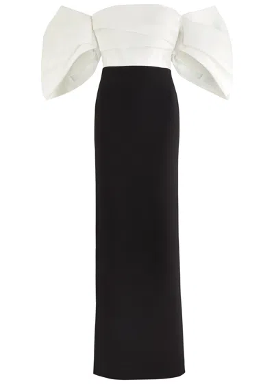 SOLACE LONDON SOLACE LONDON ARLA OFF-THE-SHOULDER GOWN