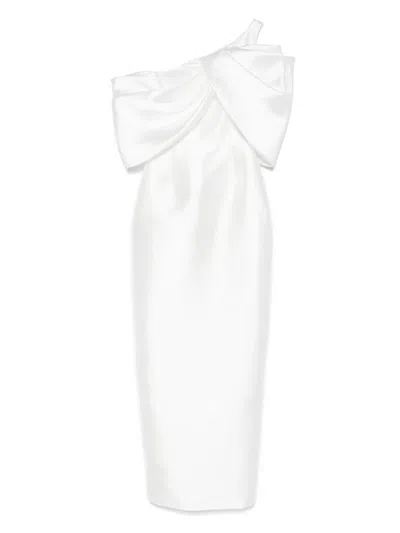 Solace London Asymmetrisches Kleid In White