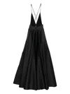 Solace London Avallon Maxi Dress In Black