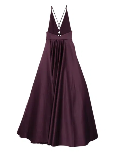 Solace London Avallon Maxi Dress In Purple