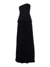 Solace London Black Britt Maxi Dress