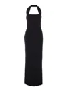 Solace London Illona Crepe Halterneck Gown