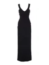 Solace London Nalani Crepe Maxi Dress In Multi