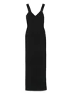 Solace London Nalani Crepe Maxi Dress In Multi