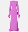 Solace London Blake Gown In Pink