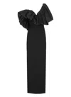 Solace London Long Cassia Dress In Black