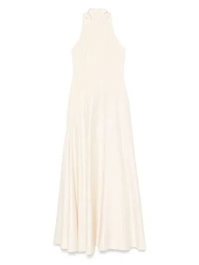Solace London Cece Maxi Dress In Neutrals