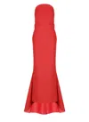 Solace London Citro Maxi Dress In Red