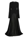Solace London Claudine Maxi Dress In Black