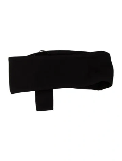 Pre-owned Solace London Crew Neck Sleeveless Top In Black