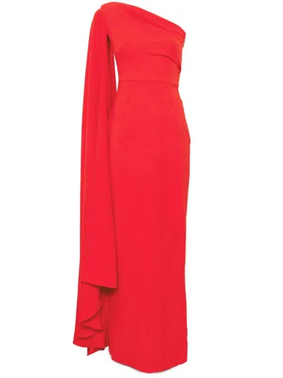 Solace London Daria Gown In Red