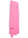 Solace London Daria Maxi Dress In Pink