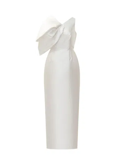 Solace London Davina Maxi Dress In White