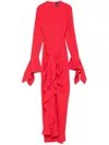 Solace London Della Maxi Dress In Red