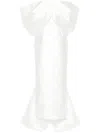 Solace London Delphina Off-shoulder Maxi Dress In White