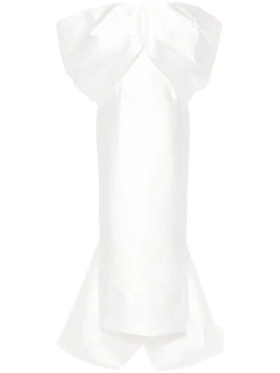 Solace London Delphina Off-shoulder Maxi Dress In White