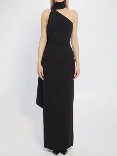 Solace London Demi Maxi Dress In Black