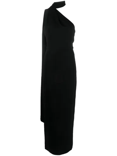 Solace London Demi Maxi Dress In Black