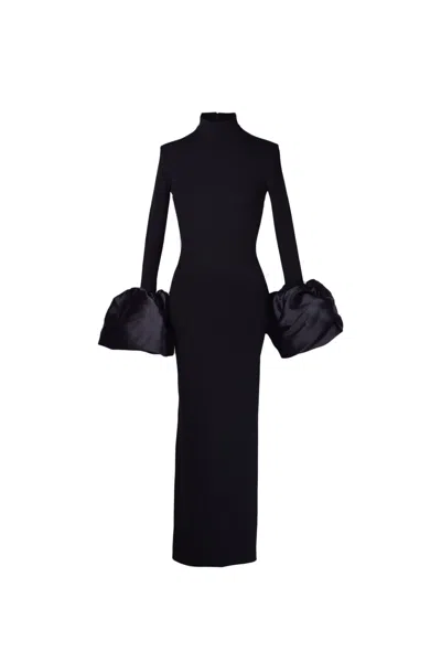 Solace London Dress In Black