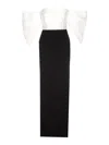 Solace London Vestido Midi - Negro In Black