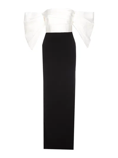 Solace London Vestido Midi - Negro In Black