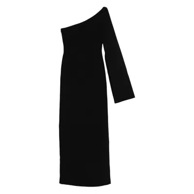 Solace London Alina Midi Dress In Multi